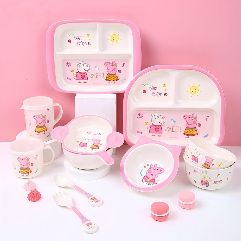 Dim Sum Basket - Набор детской меламиновой посуды WUHE Peppa